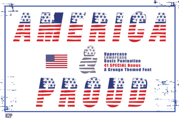 America and Proud: The Bold Typeface for Impactful Campaigns