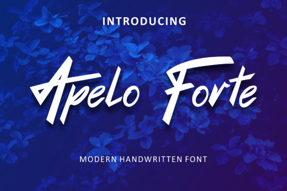 Apelo Forte: The Bold Script Typeface That Elevates Campaign Visuals
