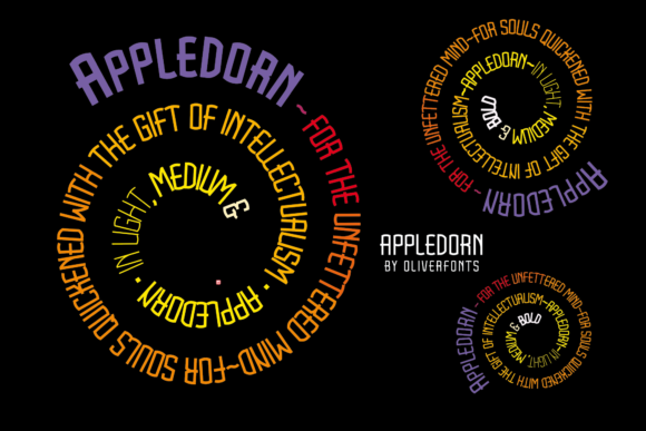 Appledorn: The Bold Sans Serif Font That Elevates Small Business Branding