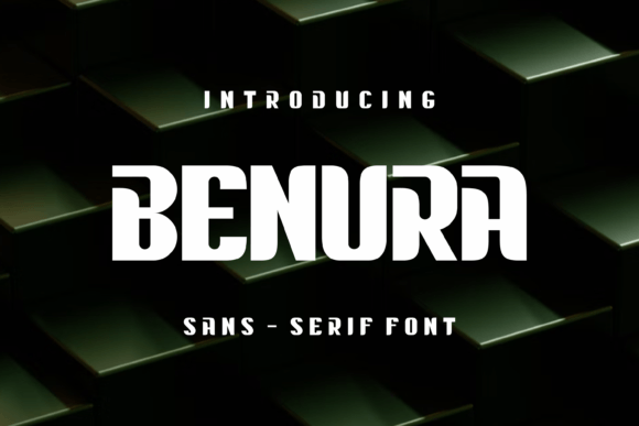 Benura: The Bold Display Typeface That Elevates Small Business Branding