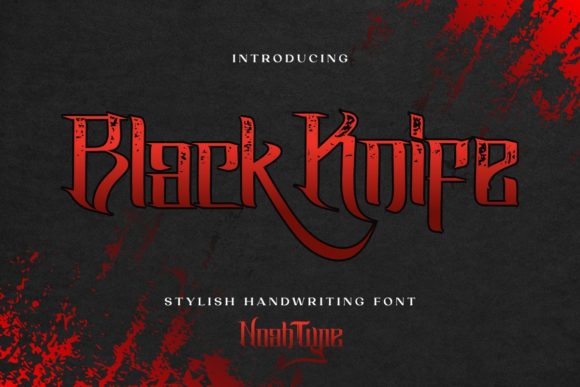 Black Knife: The Bold Typeface for Scroll-Stopping Brand Visuals