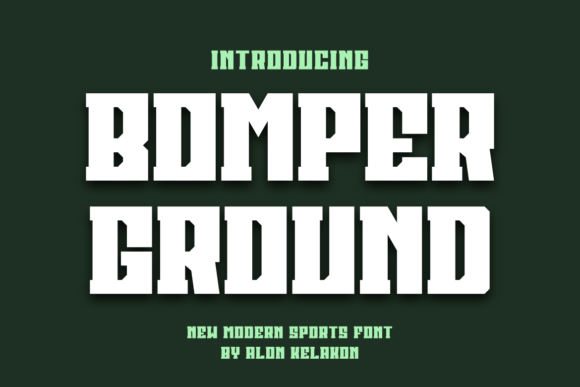 Bomber Ground: The Bold Display Typeface for High-Impact Campaigns