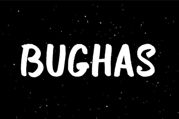 Bughas: A Handwritten Typeface for Modern Editorial Design