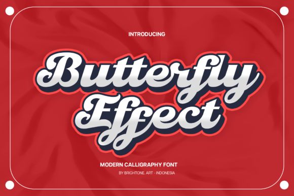 Butterfly Effect: A Bold Handwritten Typeface for Modern Branding