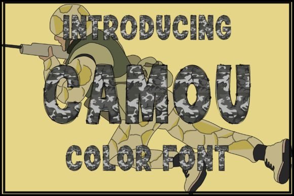 Camou: The Bold Military Typeface That Elevates Digital Branding
