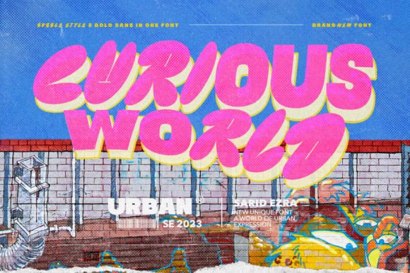 Curious World: The Creative Font for Bold Small Business Branding