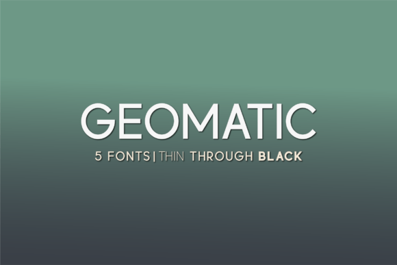 Geomatic: The Modern Sans Serif Font for Professional Branding