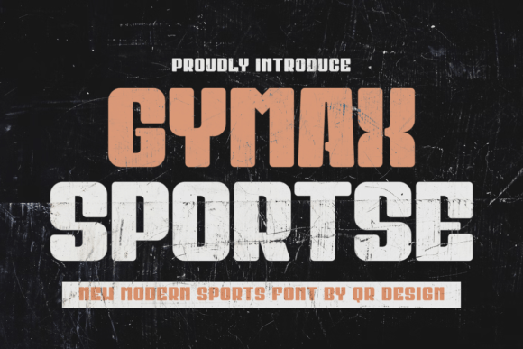 Gymax Sportse: The Bold Display Font for Handmade Brands