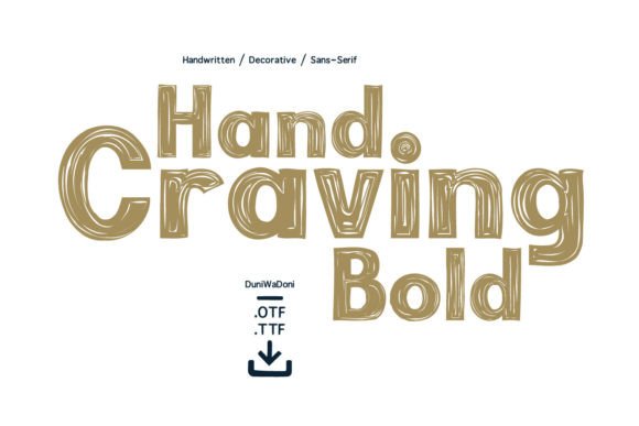 Hand Craving Bold: A Striking Typeface for Editorial Design