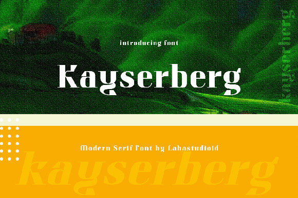 Kayserberg: The Bold Serif Font for Distinct Business Branding