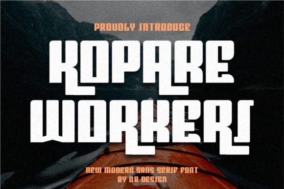 Kopare Workeri: The Bold Display Typeface for Modern Editorial Design