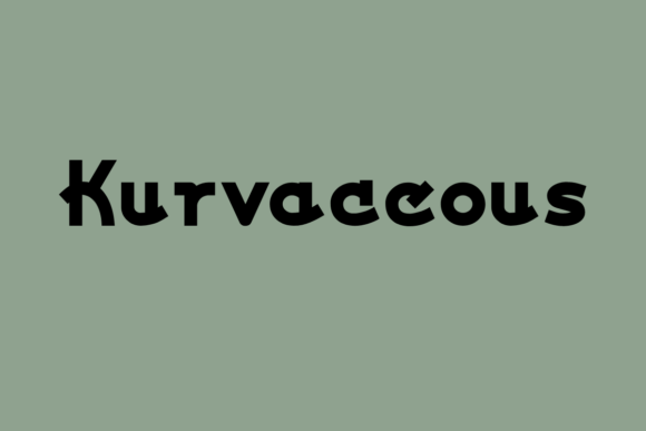 Kurvaceous: A Bold Typeface for Modern Editorial Design