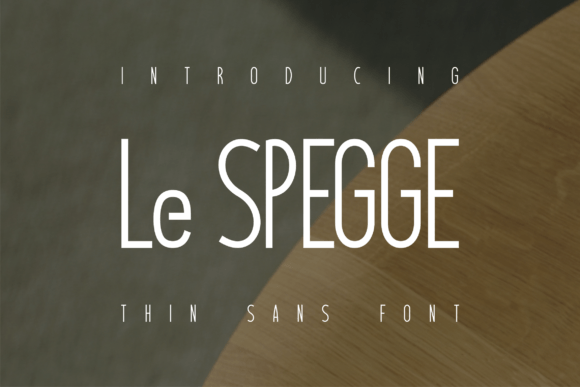 Le Spegge: The Bold Serif Typeface for Modern Editorial Design
