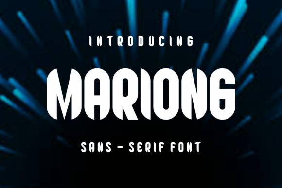 Mariong: The Bold Display Font for Modern Web Design