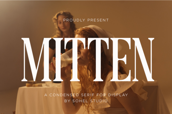 Mitten: The Bold Serif Font for Handmade Crafts and Labels