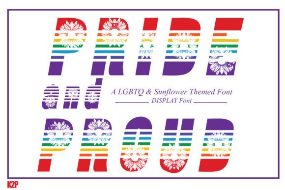 Pride and Proud: A Bold Display Font for High-Impact Branding