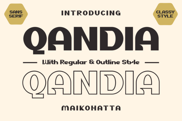 Qandia: The Display Typeface That Elevates Small Business Branding