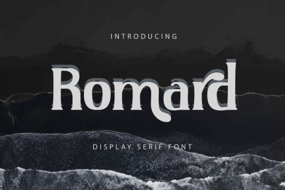 Romard: A Bold Serif Typeface for Editorial Design and Publishing