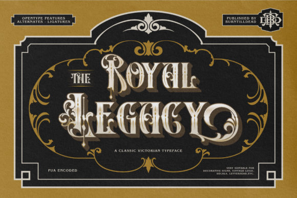 Royal Legacy: A Bold Serif Font for Premium Branding Projects