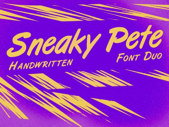 Sneaky Pete: The Handwritten Font That Polishes Small Business Branding