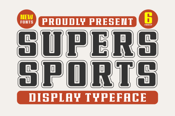 Supers Sports: A Bold Display Typeface for Modern Web Design