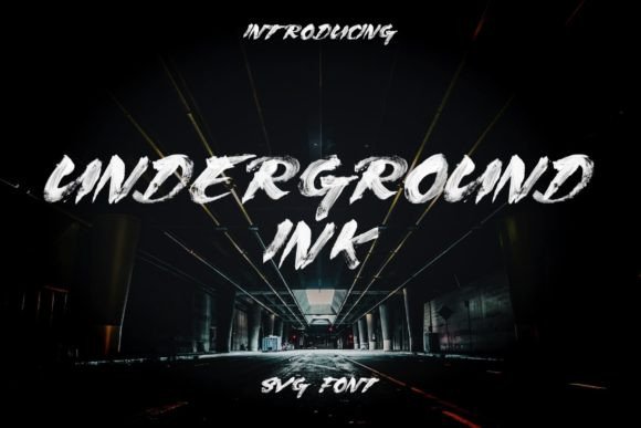 Underground Ink: A Bold Sans Serif Typeface for Gritty Campaigns