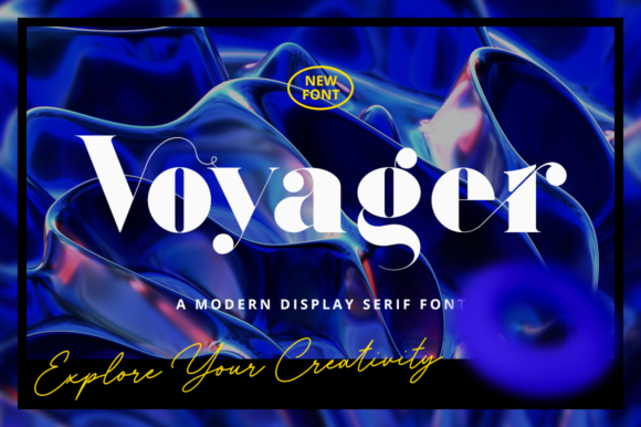 Upgrade Your Brand Identity with the Vayager Font Typeface