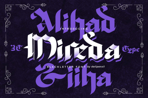 Why Mireda Is the Perfect Blackletter Font for Editorial Design