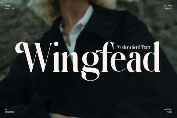 Wingfead: A Bold Serif Typeface for Standout Brand Identity